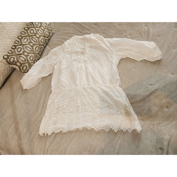 Lucky Brand Crisp White Cotton Size Large‎ Top/Blouse - Picture 1 of 7